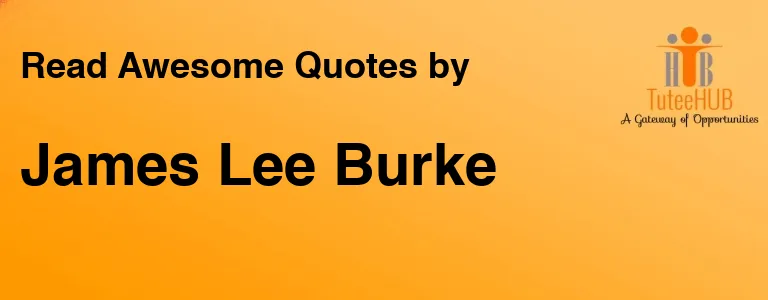 James Lee Burke