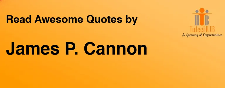James P. Cannon