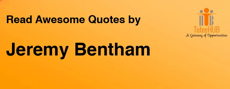 Jeremy Bentham