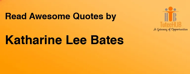 Katharine Lee Bates