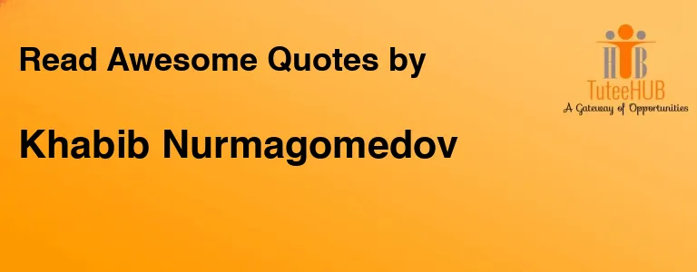 Khabib Nurmagomedov