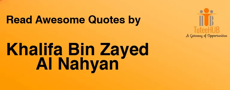 Khalifa Bin Zayed Al Nahyan