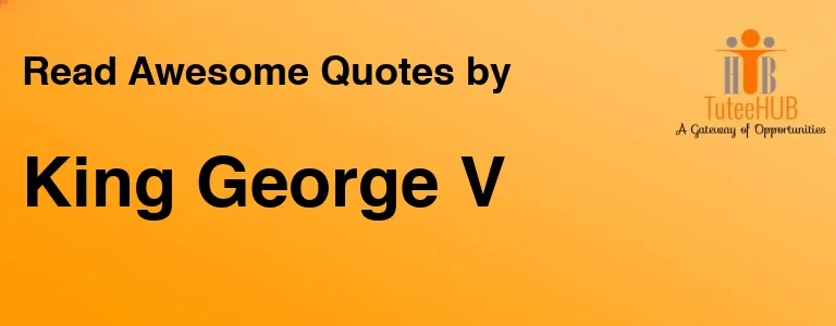 King George V