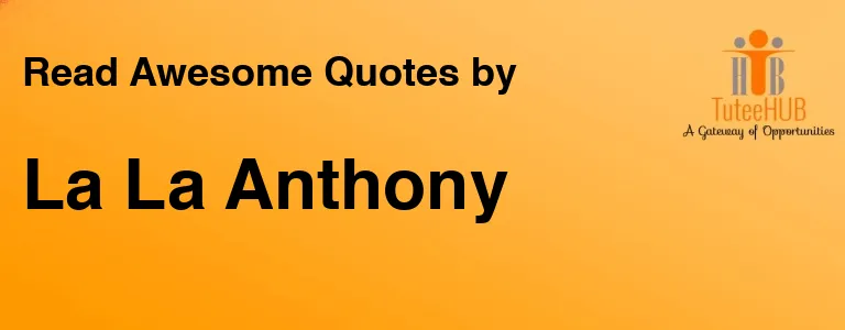 La La Anthony