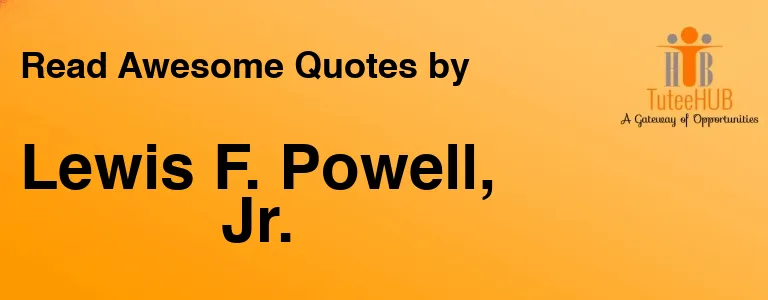 Lewis F. Powell, Jr.