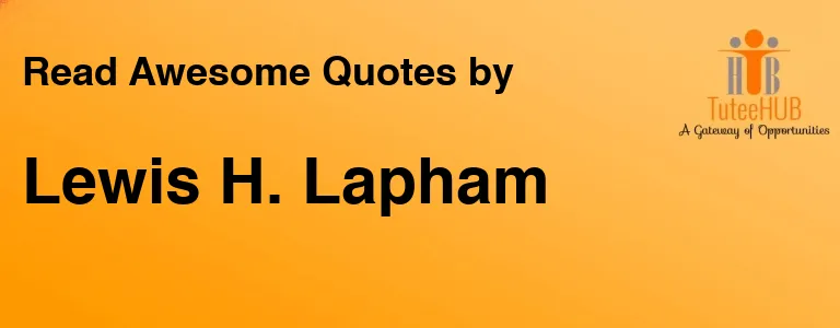 Lewis H. Lapham