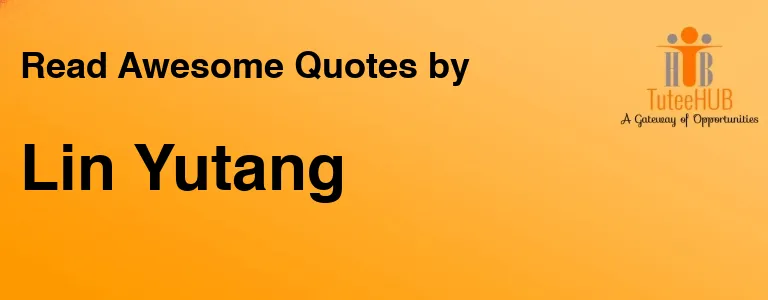 Lin Yutang