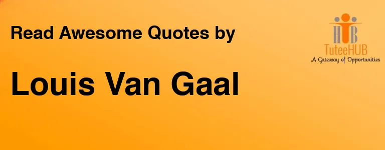 Louis Van Gaal