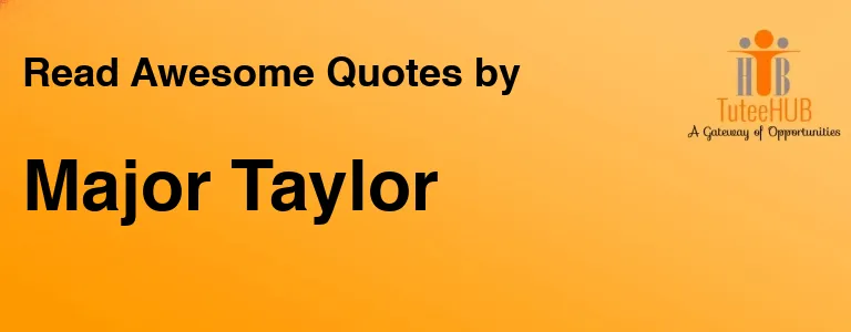 Major Taylor