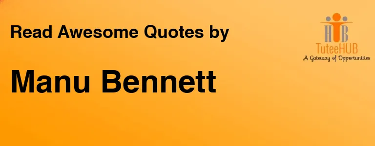 Manu Bennett