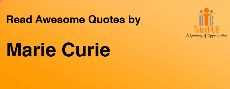 Marie Curie