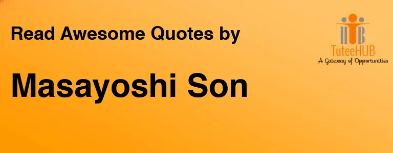 Masayoshi Son