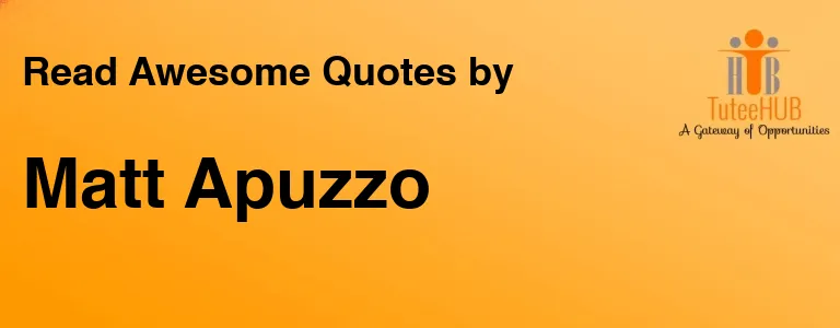 Matt Apuzzo