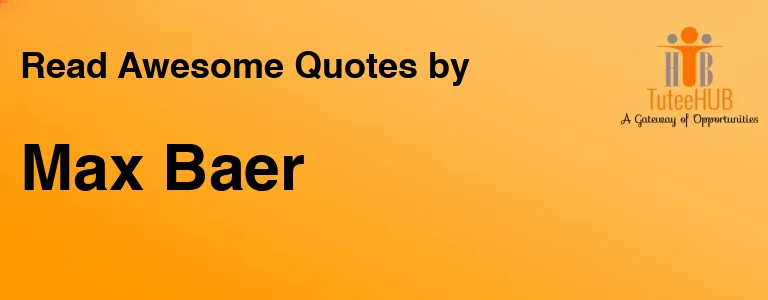 Max Baer