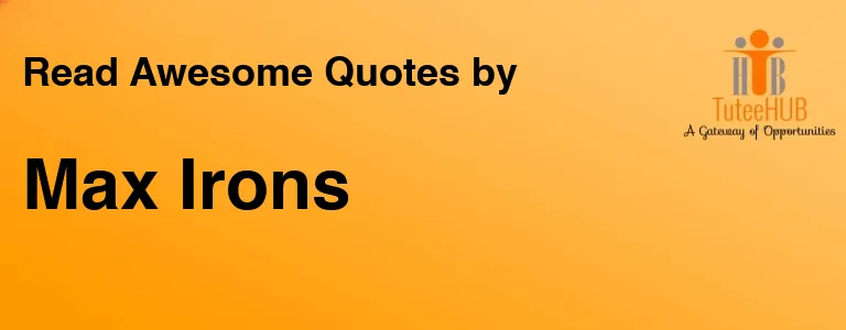 Max Irons
