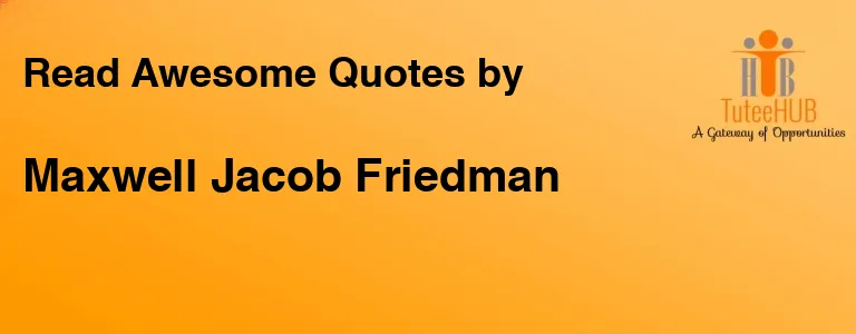 Maxwell Jacob Friedman