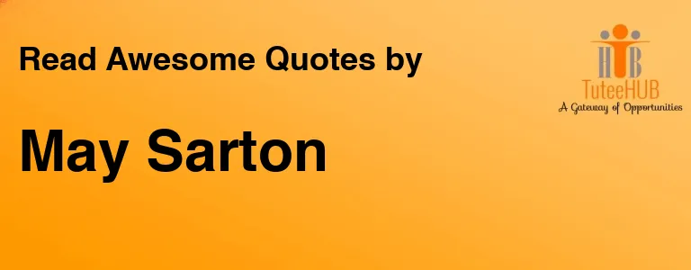 May Sarton