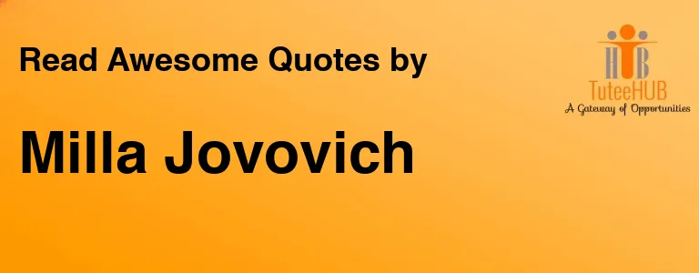 Milla Jovovich
