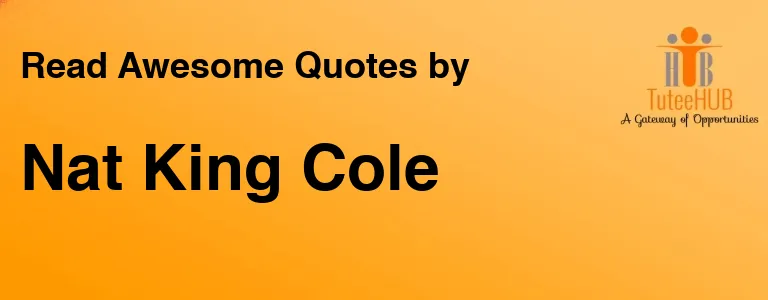 Nat King Cole
