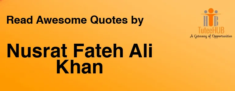 Nusrat Fateh Ali Khan