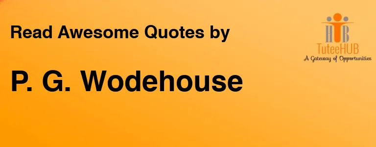 P. G. Wodehouse