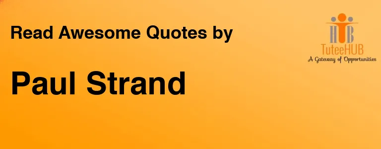 Paul Strand