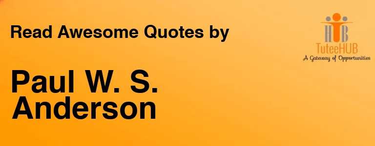 Paul W. S. Anderson