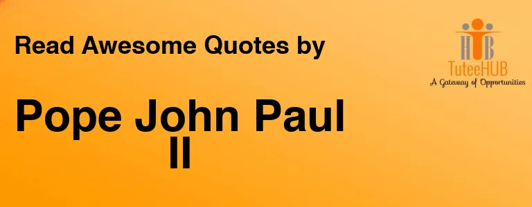 Pope John Paul II