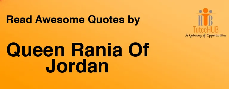 Queen Rania Of Jordan