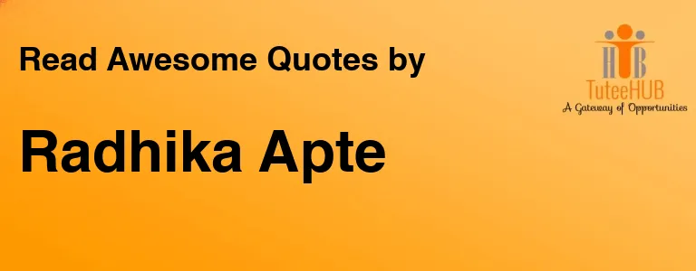 Radhika Apte