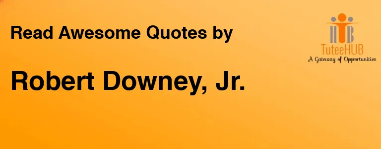 Robert Downey, Jr.