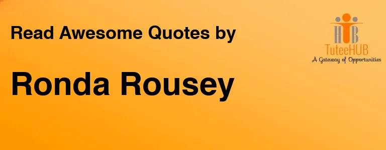 Ronda Rousey