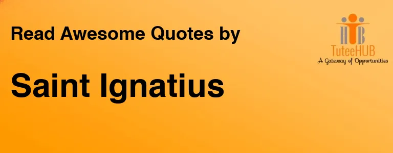 Saint Ignatius