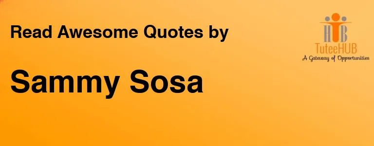 Sammy Sosa