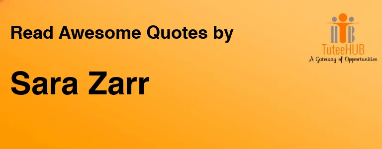 Sara Zarr
