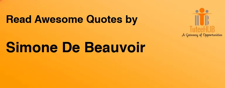 Simone De Beauvoir