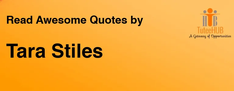 Tara Stiles