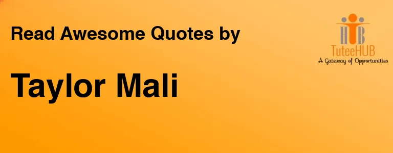 Taylor Mali