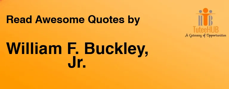 William F. Buckley, Jr.