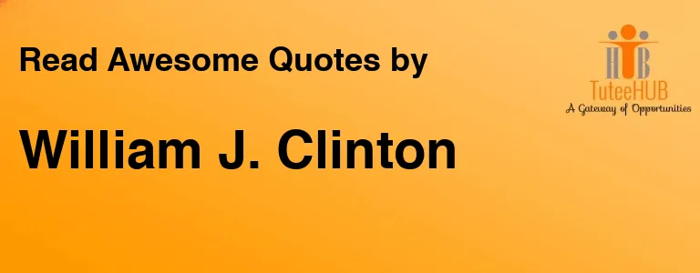 William J. Clinton