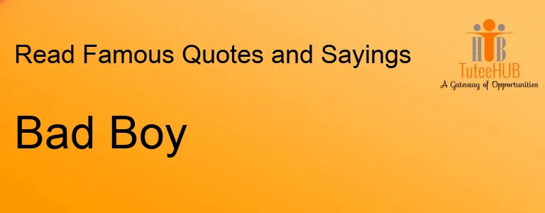 Bad Boy