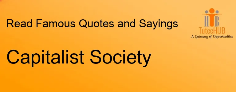 Capitalist Society