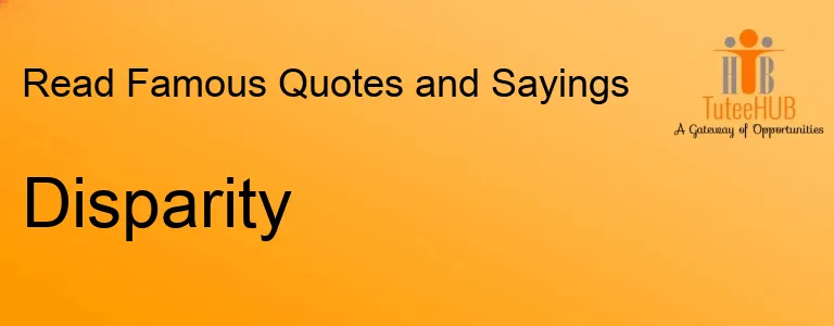 Disparity