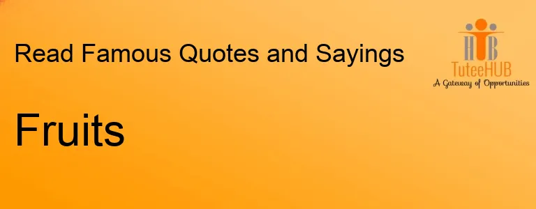 Fruits