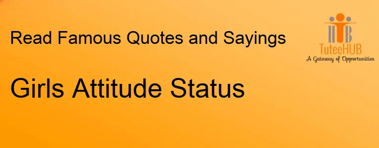 Girls Attitude Status