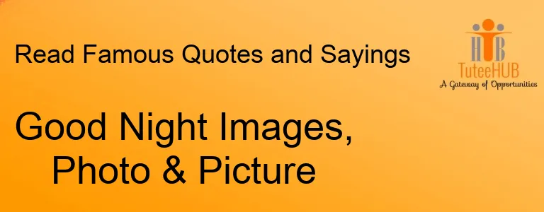 Good Night Images, Photo & Picture