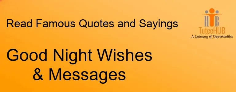 Good Night Wishes & Messages
