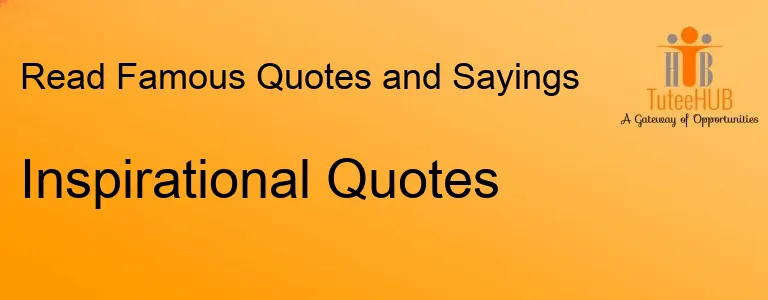 Inspirational Quotes