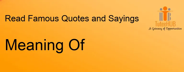 Meaning Of