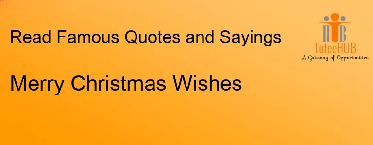 Merry Christmas Wishes